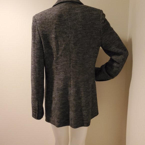 Vince Jackets & Coats Vince Herringbone Boyfriend Wool Jacket Black